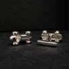 Chrome Race-Car Cufflinks