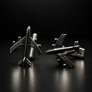 Luxury-Airplane-Cufflinks