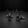 Markhor Chrome Cufflinks