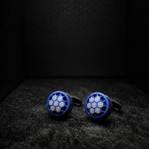 Midnight Hexagon Cufflinks