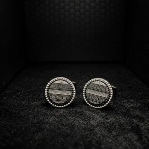 Ornate-Silver-Greek-Key-Cufflinks