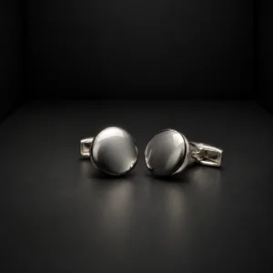Polished Silver Cufflinks